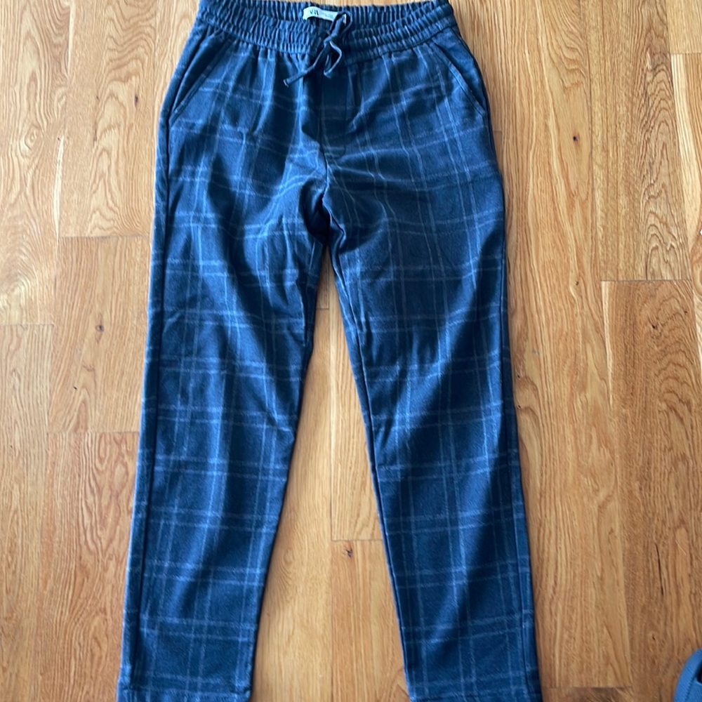 Elastic waist soft material pants - sweatpants